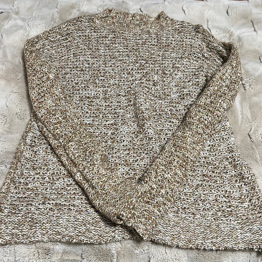 St. John's Bay Cream Cowl Neck Sweater